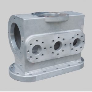 Gravity casting housing