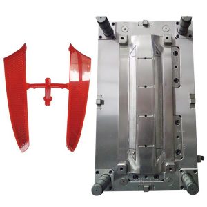 Injection mold for cart light